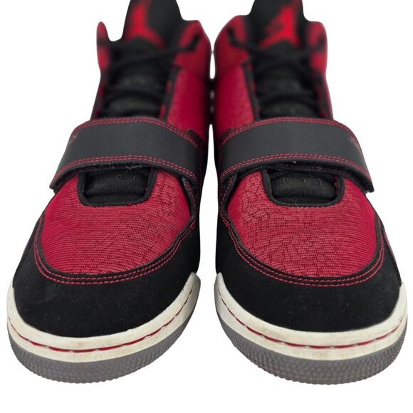 Nike Air Jordan Flightclub 602661-601 Red Black 10.5 Athletic High-Top Sneakers - Picture 2 of 15